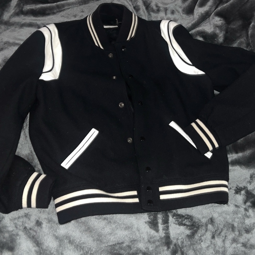 Saint Laurent teddy varsity jacket - Picture 5 of 8